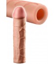 Návlek na penis přidá vašemu penisu +2,5 cm na delku a průměr +1 cm.