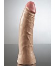 Ultra realistické přirozené dildo kompatibilní se systémem Vac-U-Lock 17 x 4 cm, Doktor Johnson.