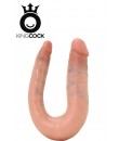 KING COCK - ultra realistické dvojité vaginální i anální dildo S 34 x 3 cm, - vysoce kvalitní vyrobeno v USA.
