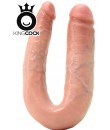 KING COCK - ultra realistické dvojité vaginální i anální dildo L 44 x 4,5 cm, - vysoce kvalitní vyrobeno v USA.
