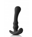 Anální kolík Inya Ace III z čistého černého silikonu 14 x 2,8 cm.