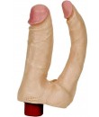 Dvojitý realistický vibrátor pro dvojitou penetraci - Doc Johnson 17 X 4 cm. - 17 x 2,5 cm.