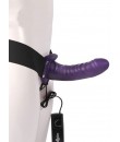 Vibrační Strap-On Penis s postrojem pro ženy 17 x 4,1 cm.