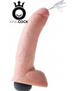 KING COCK 9 - Ultra realistické ejakulační dildo 23 x 5,2 cm, - vysoce kvalitní vyrobeno v USA.