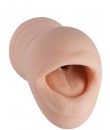 Masturbátor pro hluboké výstřiky v ústech pro muže 14 x 7 cm, - vysoce kvalitní vyrobeno v USA.