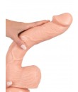 Realistické obří dildo z řady RealisTixXx s přísavkou 35,5 x 6,3 cm.