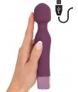 Wand Vibe - Silikonový masážní přístroj na klitoris 18,4 x 4 cm.