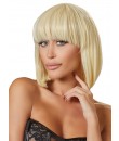 Blonďatá paruka blond s třásněmi 28 cm.