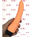 Realistický měkký a flexibilní vibrátor 20 x 5 cm.