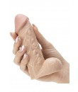 Realistické opěrné malé dildo 15 x 4 cm.