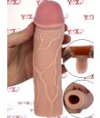 Návlek na penis MEGA 2 přidá vašemu penisu +5 cm na delku a průměr +2 cm. 