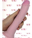 Ultra realistické tělové dildo 3-D Density King Cock s přísavkou 20 x 4,5 cm.