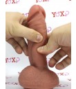 Ultra realistické dildo z Řady Dual Density s přísavkou 17,5 x 4,5 cm,- Kristián.
