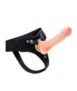 Strap-On pro ženy s elastickým popruhem a dildo 15,4 x 3,2 cm.