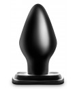 Extra velký anální kolík XXL pro intenzivní protažení černý, 15,2 cm x 7,6 cm.