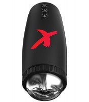 Automatický masturbátor ve tvare úst pro muže 23 x 9 cm.