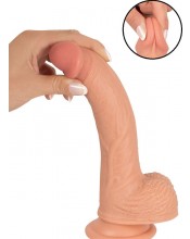 Realistické dildo Real Lover s přísavkou 21,7 x 3,9 cm.