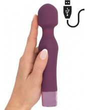 Wand Vibe - Silikonový masážní přístroj na klitoris 18,4 x 4 cm.