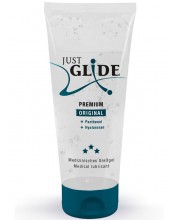 JUST GLIDE lubrikant s kyselinou hyaluronovou a panthenolem na vodní bázi 200 ml.