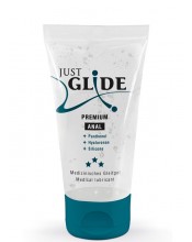 JUST GLIDE Anální lubrikant s kyselinou hyaluronovou a panthenolem na vodní bázi 50 ml.