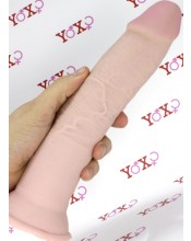 Ultra realistické tělové dildo 3-D Density King Cock, s přísavkou 23 x 5 cm.