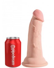 Ultra realistické tělové dildo 3-D Density King Cock s přísavkou 13 x 4 cm.