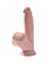 Ultra realistické tělové dildo 3-D Density King Cock 18 x 4,3 cm s volnými varlaty.