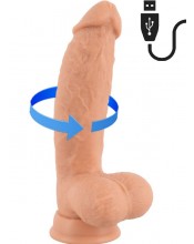 Ultra realistické vibrační a rotující dildo z řady RealisTixXx 21 x 4,7 cm.