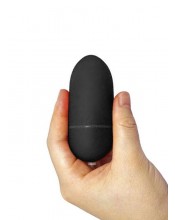 Černé vícerychlostní vibrační vajíčko 8 x 3,5 cm.