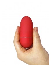 Červené vícerychlostní vibrační vajíčko 8 x 3,5 cm.