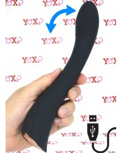 Lexie - Vibrátor Bodu G Vibruje a stimuluje 23 x 4,1 cm, v čistém silikonu.