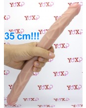 Ultra realistické dvojité vysoce kvalitní dildo 35 x 3,5 cm.