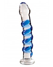Luxusní, Skleněné dildo 5 - 18 X 3 Cm.