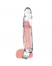 Prodlužovací návlek na penis, L 19 x 3,5 cm.