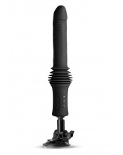 Stroker Black – automatický šukací stroj s vibracemi a ohřevem 36,8 cm.