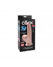 King Cock Plus Triple Density – ultra realistické dildo 21,5 x 4,4 cm.