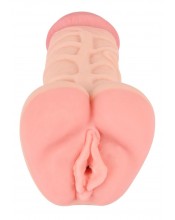 2in1 Extension + Masturbator | 2v1 prodlužovací návlek s masturbátorem