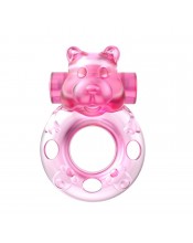 BAILE Cock Ring Bear vibrační erekční kroužek s medvídkem