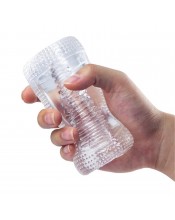 Hannx2 Ultimate – flexibilní manuální masturbátor 14 × 5,5 cm.