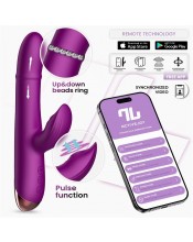 Sendel Vibe – chytrý vibrátor s aplikací ActiveJoy®, trojitou stimulací 22 × 3,3 cm.