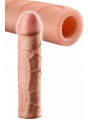 Návlek na penis přidá vašemu penisu +5 cm na delku a průměr +1 cm.