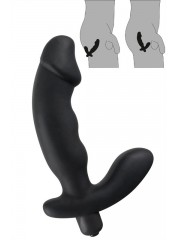 Vibrační stimulátor prostaty pro muže v silikonónu 15 x 3,3 cm.