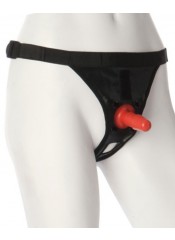 Postroj unisex Strap-On se systémem Vac-U-Lock.