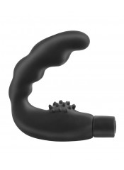 Vibrační stimulátor prostaty pro muže v prémiovém silikonu 9 x 4 cm.