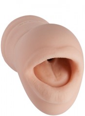 Masturbátor pro hluboké výstřiky v ústech pro muže 14 x 7 cm, - vysoce kvalitní vyrobeno v USA.