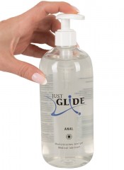 JUST GLIDE Anální lubrikant na vodní bázi 500 ml.