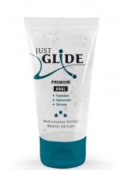 JUST GLIDE Anální lubrikant s kyselinou hyaluronovou a panthenolem na vodní bázi 50 ml.