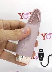 Silikonový stimulátor klitorisu s ultra stimulujícími 10 rychlostními štětinami.
