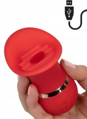 Stimulátor vagíny a klitorisu Francouzský polibek pro ženy 9 x 5 cm.