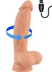 Ultra realistické vibrační a rotující dildo z řady RealisTixXx 21 x 4,7 cm.